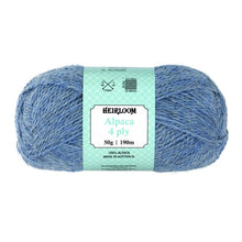 Load image into Gallery viewer, Alpaca - Greyblue Heather - 4ply
