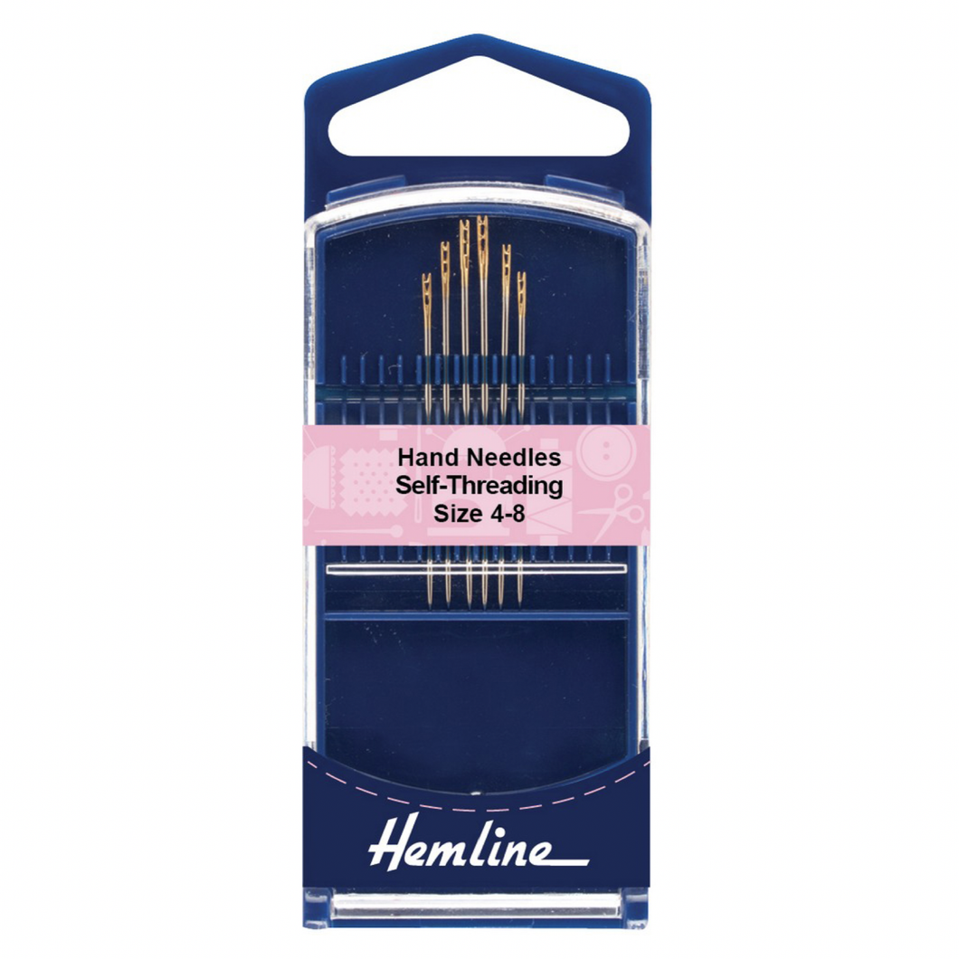 Hand Needles - Self-Threading - Sizes 4-8