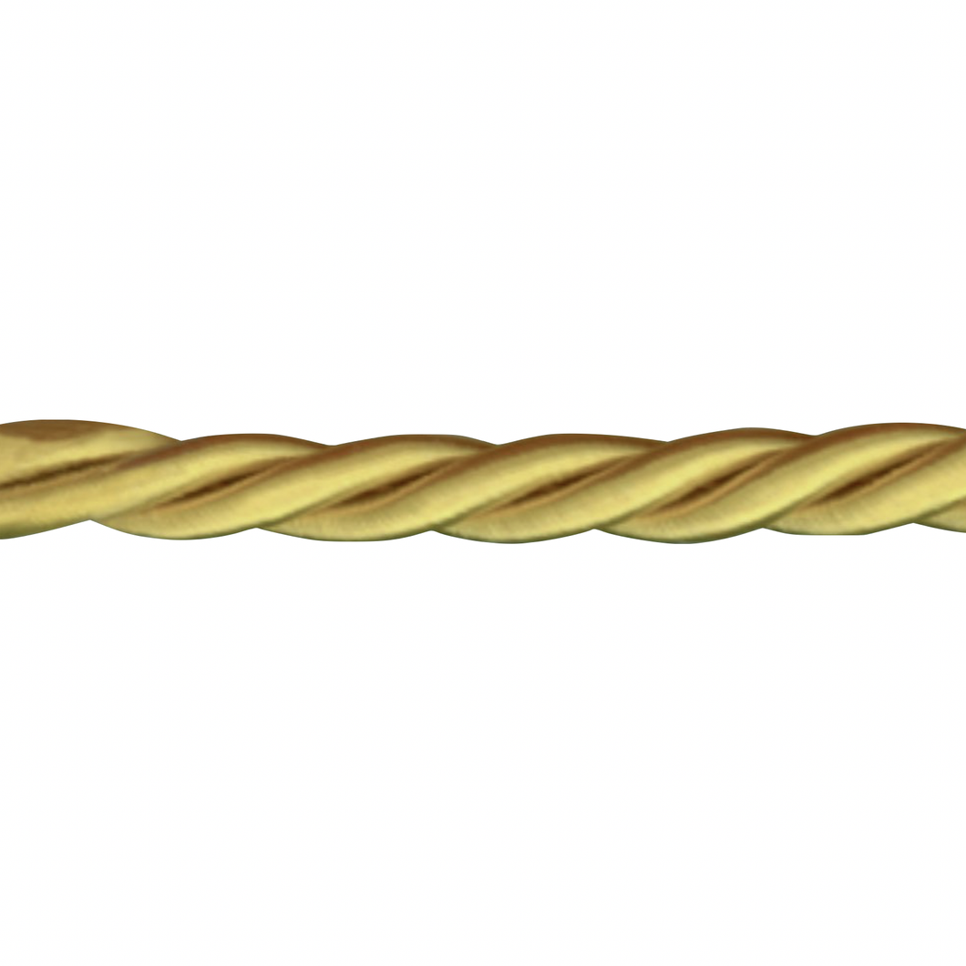 Cord - 6mm Wide - Harvest Gold - 50cm