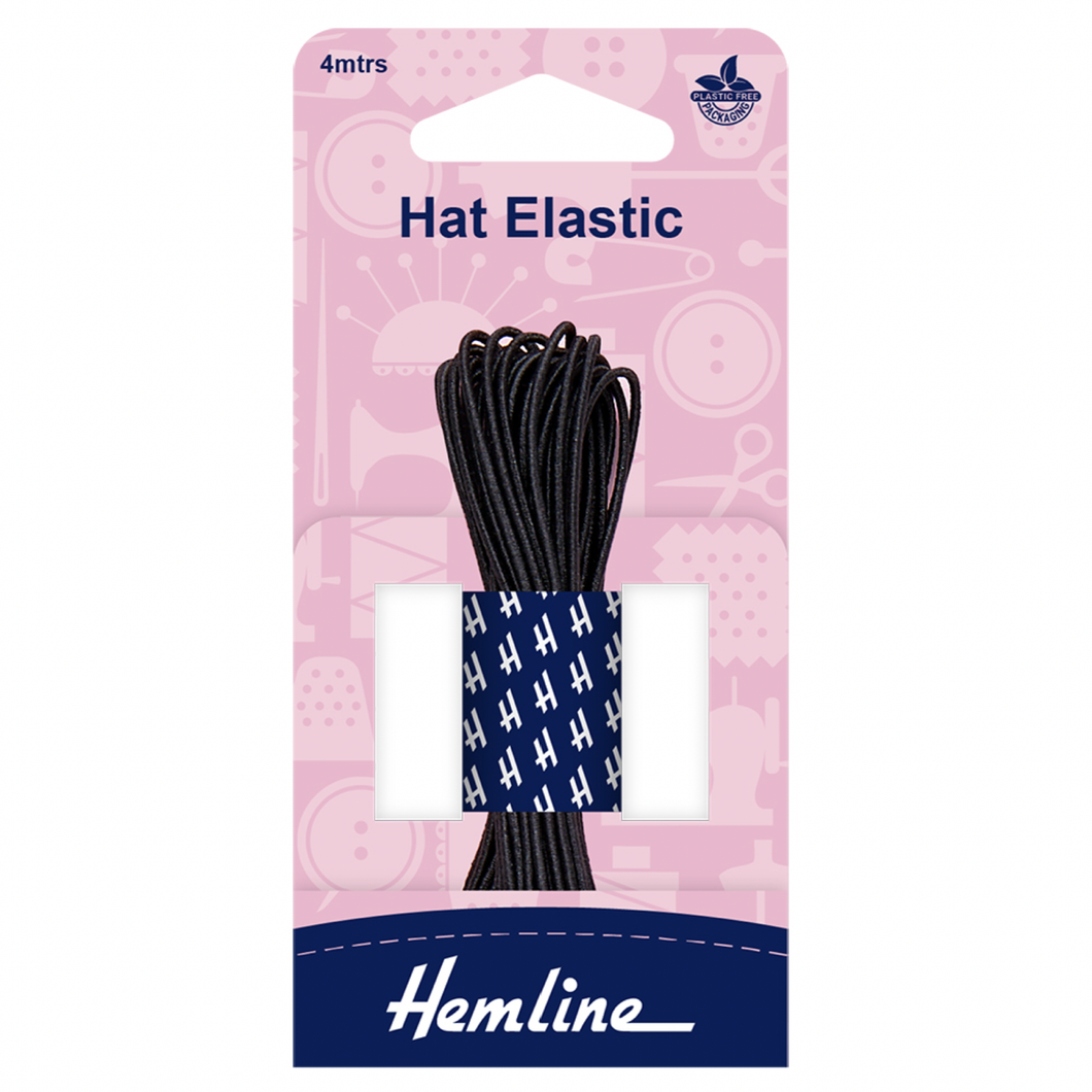 Hat Elastic - Black - 4m