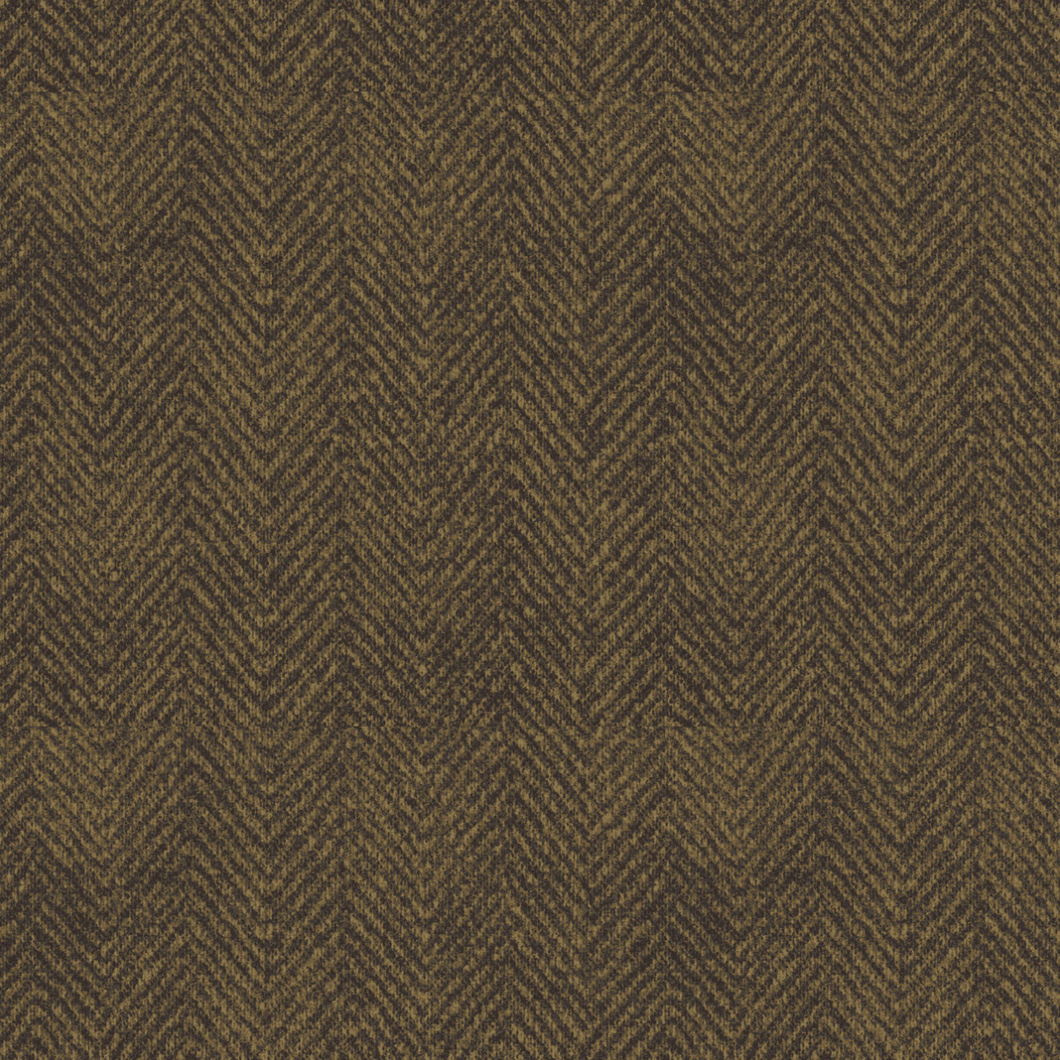 Woolies Flannel - Herringbone - Brown - 50cm