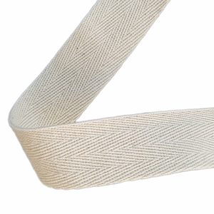 Herringbone Tape - Polyester - Natural - 50cm