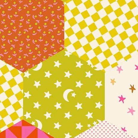 Catnap - Hexagon - Thistle - Wideback - 50cm