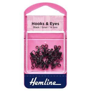 Hooks & Eyes - Small - Black