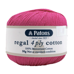 Regal Cotton - Hot Pink - 2729 - 4ply