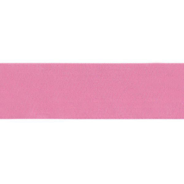 Ribbon - Double Polyester Satin - 35mm Wide - Hot Pink - 50cm