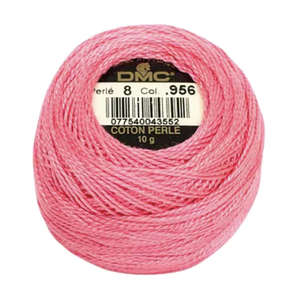 Coton Perle 8 - Hot Pink - 956 - 80m