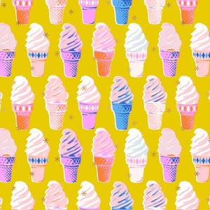 Best Day Ever - Ice Cream - Golden - Metallic - 50cm