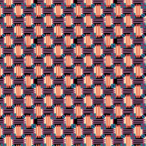 Love Always, AM - In Town - Licorice - Fat Quarter