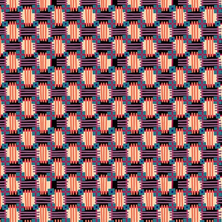 Love Always, AM - In Town - Licorice - Fat Quarter