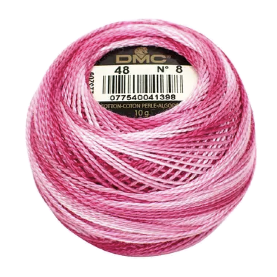 Coton Perle 8 - Indian Rose Ombre - 48 - 80m