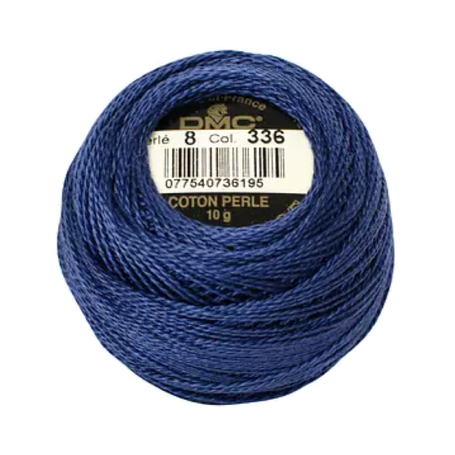 Coton Perle 8 - Indigo Blue - 336 - 80m