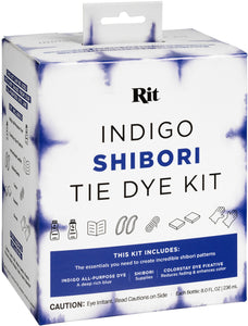 Indigo Shibori Tie Dye Kit