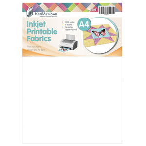 Inkjet Printable Fabric - 5 x A4 Sheets