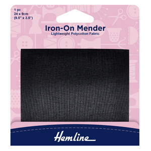 Iron-On Mender - Black