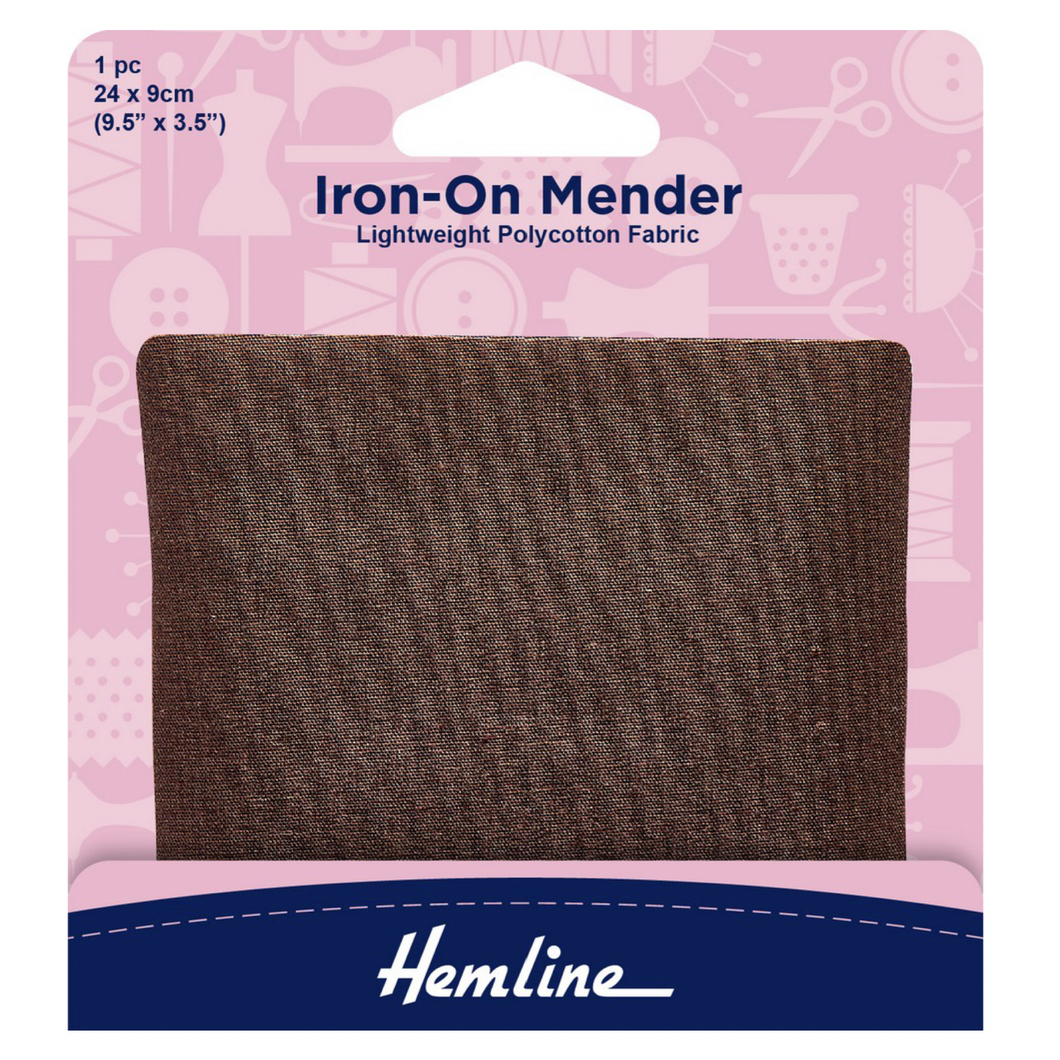 Iron-On Mender - Brown