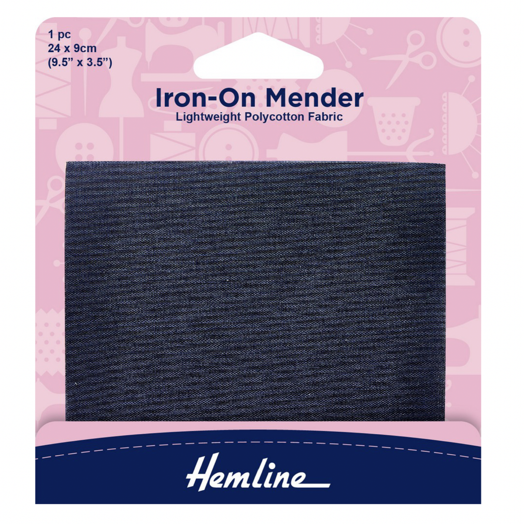 Iron-On Mender - Navy