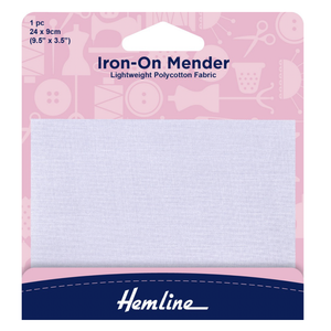 Iron-On Mender - White