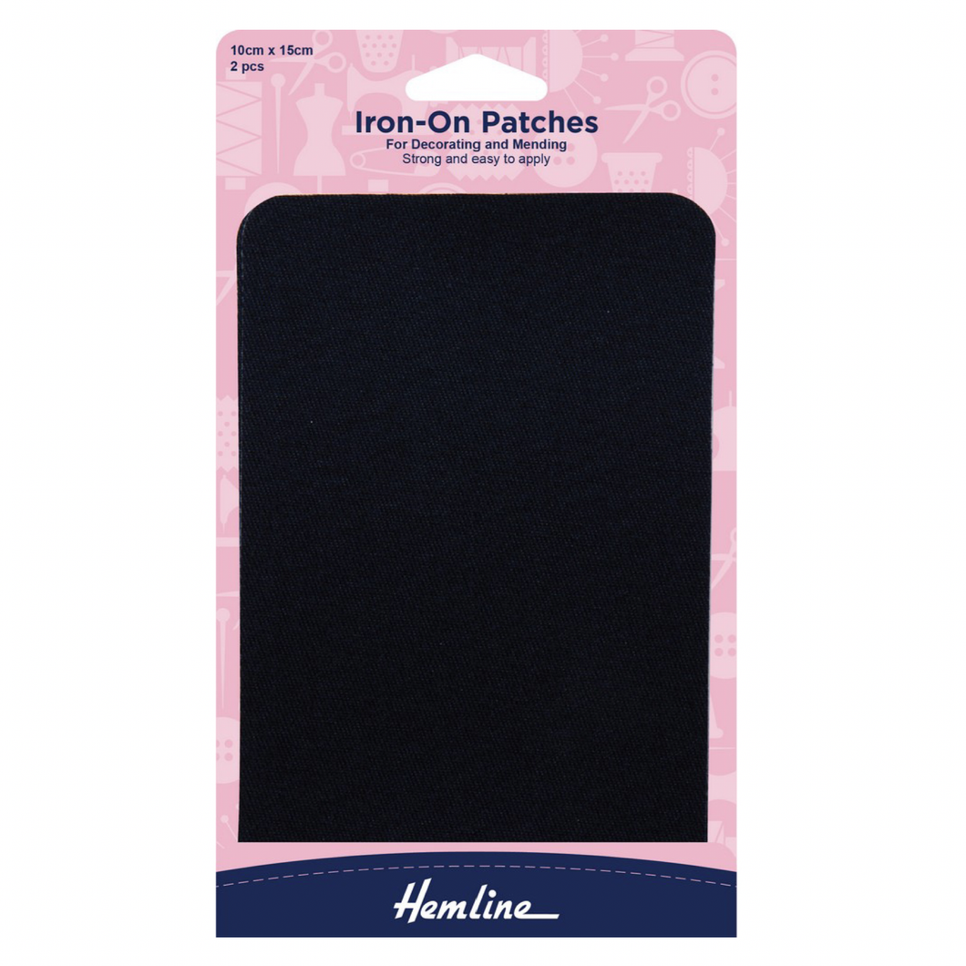 Iron-On Patches - Navy