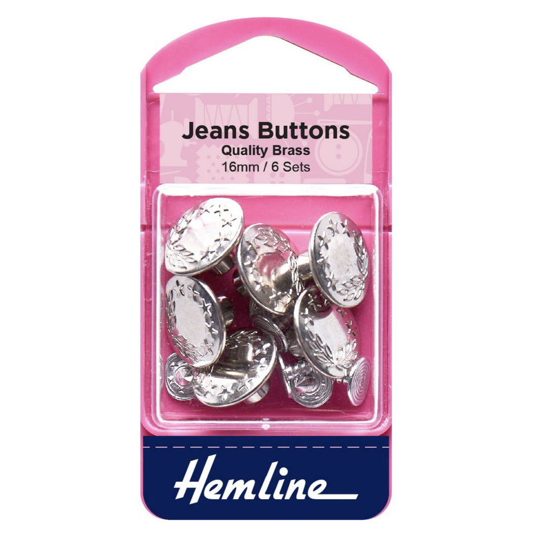 Jeans Buttons - 16mm - Nickel