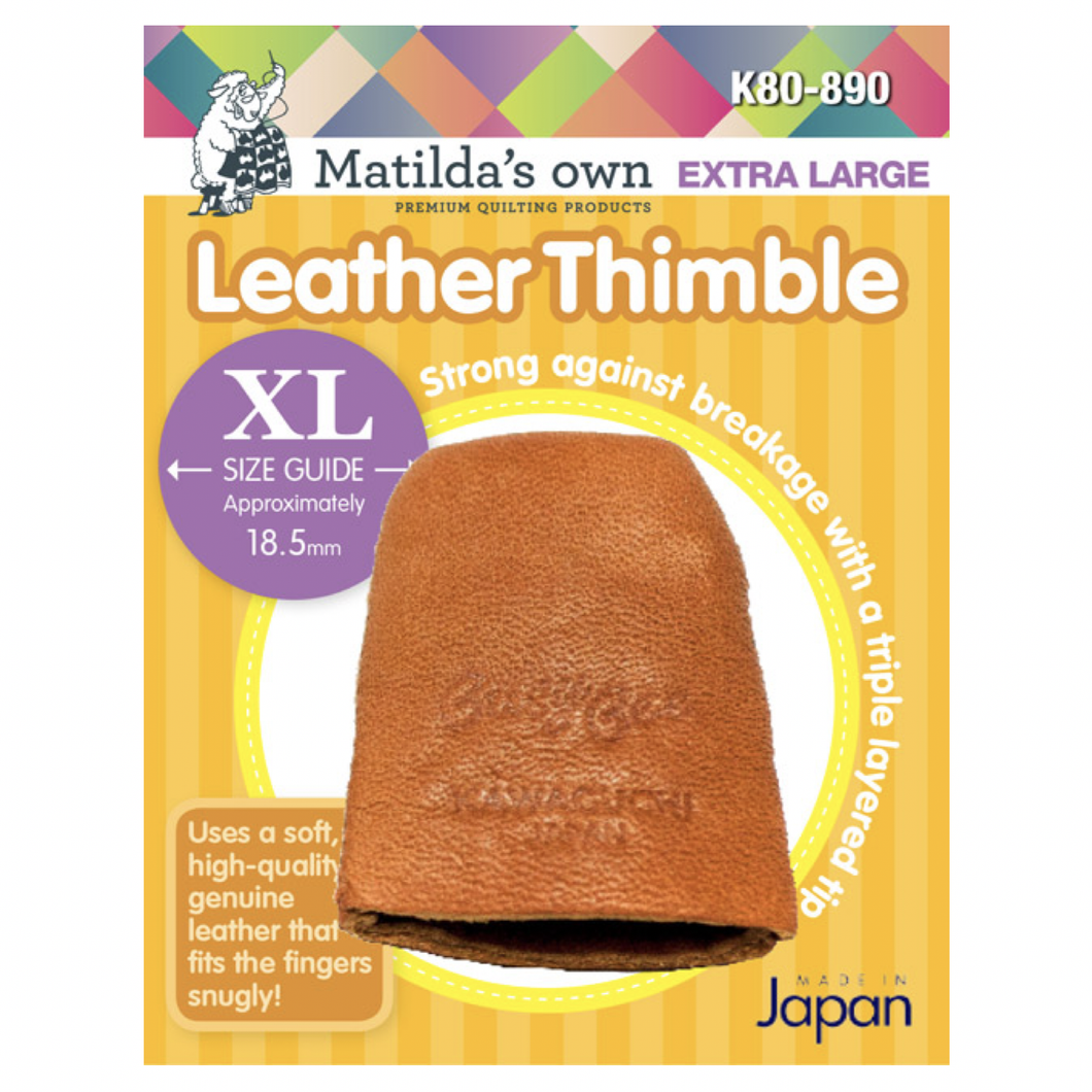 Leather Thimble - Extra Large