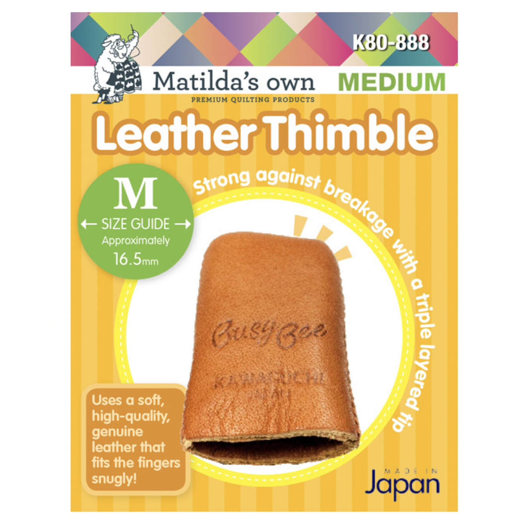 Leather Thimble - Medium
