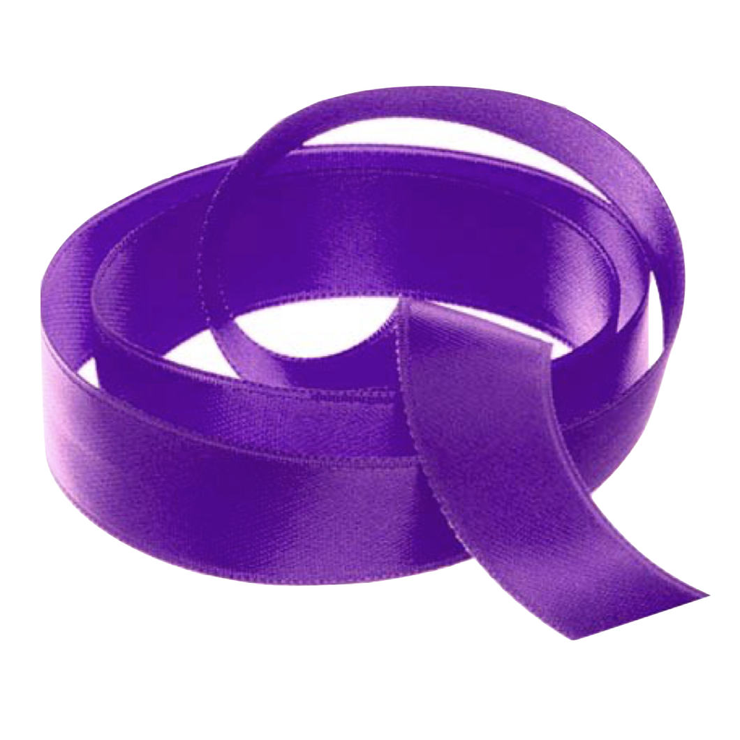 Ribbon - Double Polyester Satin - 15mm Wide - Liberty - 50cm