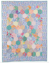 Load image into Gallery viewer, Lotus Hexies Quilt - Digital Pattern
