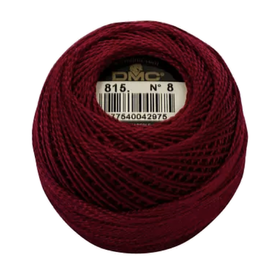 Coton Perle 8 - Metallic Black Cherry - 815 - 80m