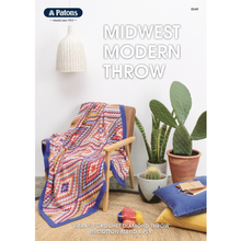 Load image into Gallery viewer, Midwest Modern Throw - 0049 - Physical Pattern
