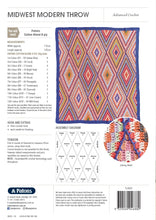 Load image into Gallery viewer, Midwest Modern Throw - 0049 - Physical Pattern
