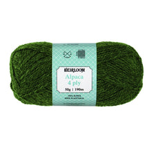 Load image into Gallery viewer, Alpaca - Moss Green - 4ply
