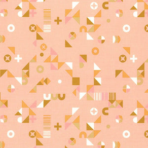 Koi Pond - Motif Madness - Pale Peach - Fat Quarter (Out of Print)