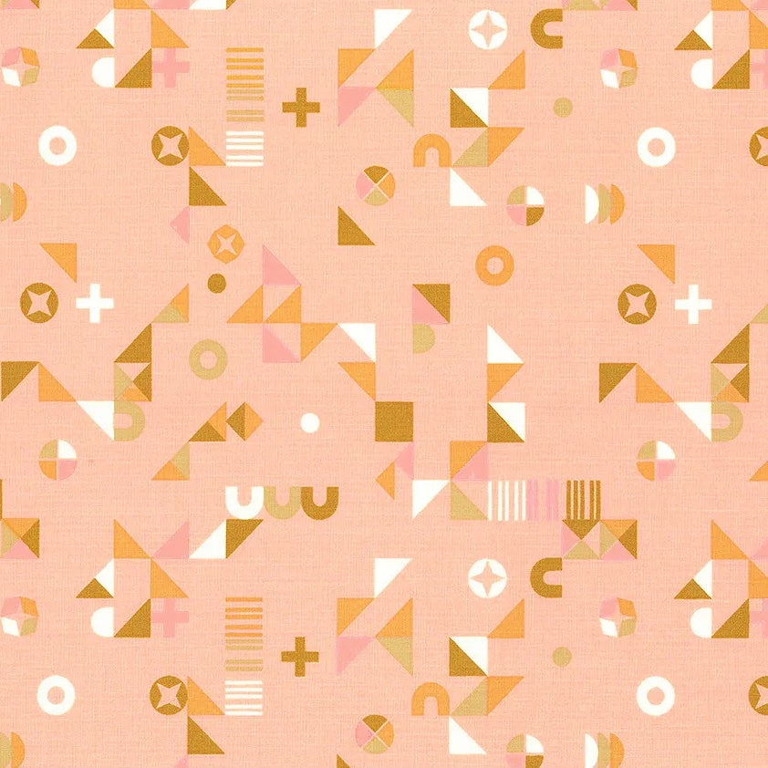 Koi Pond - Motif Madness - Pale Peach - Fat Quarter (Out of Print)