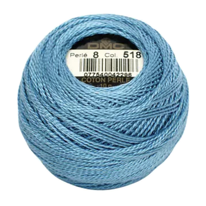 Coton Perle 8 - Nattier Blue - 518 - 80m