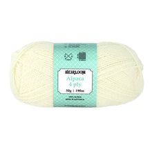Load image into Gallery viewer, Alpaca - Natural Cream - 4ply
