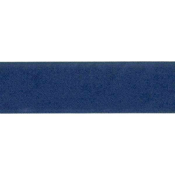 Ribbon - Double Polyester Satin - 35mm Wide - Navy - 50cm