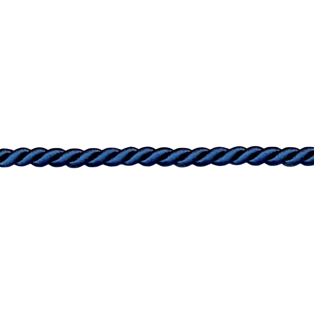 Cord - 4mm Wide - Navy - 50cm