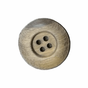 Wide Rim Natural Button Button - Olivewood Wide Rim - Natural - 22mm – The Patchwork Pear