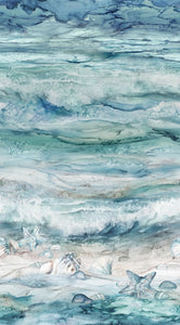 Sea Breeze - Ombre - Pale Blue - 50cm