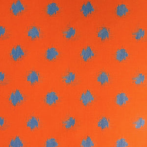 Artisan - Ikat - Orange - Woven - Fat Quarter