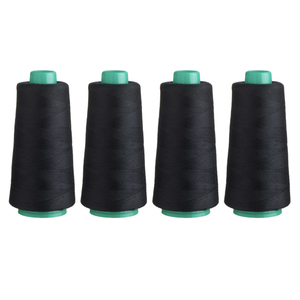 Overlocking Thread - 2000m - 4 x Black