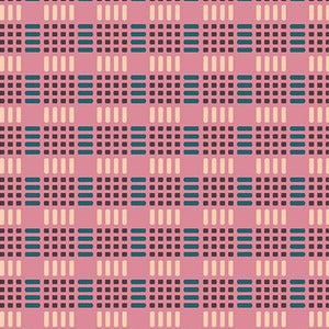 Geometry - Parallel - Plum - 50cm