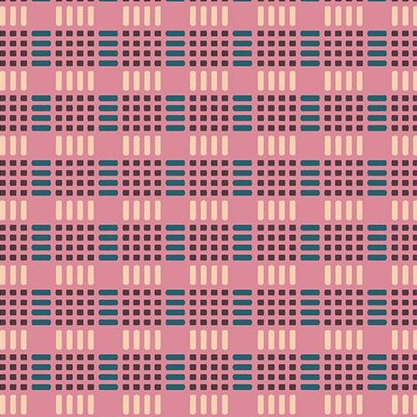Geometry - Parallel - Plum - 50cm