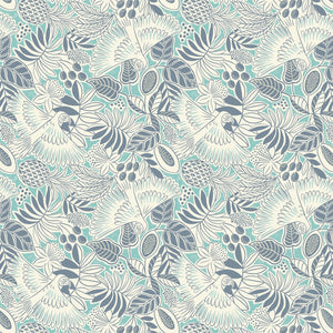 Paradise - Parrots on Turquoise - 50cm