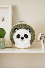 Load image into Gallery viewer, Patrice Panda Punch Needle Kit
