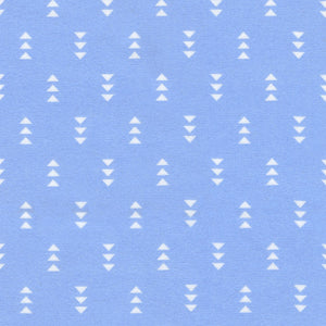 Cozy Cotton Flannel - Arrow Heads - Periwinkle - 50cm