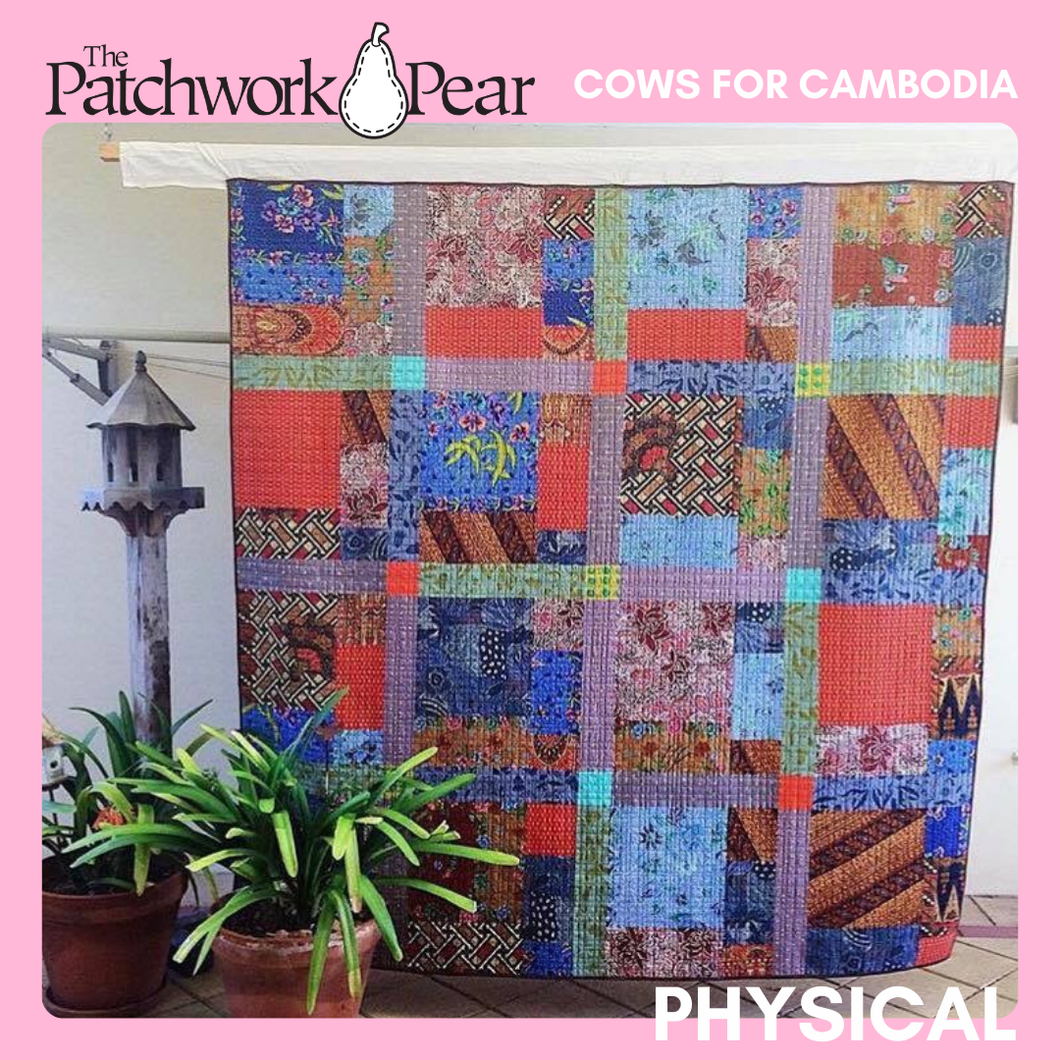 Cows for Cambodia Quilt - Physical Pattern