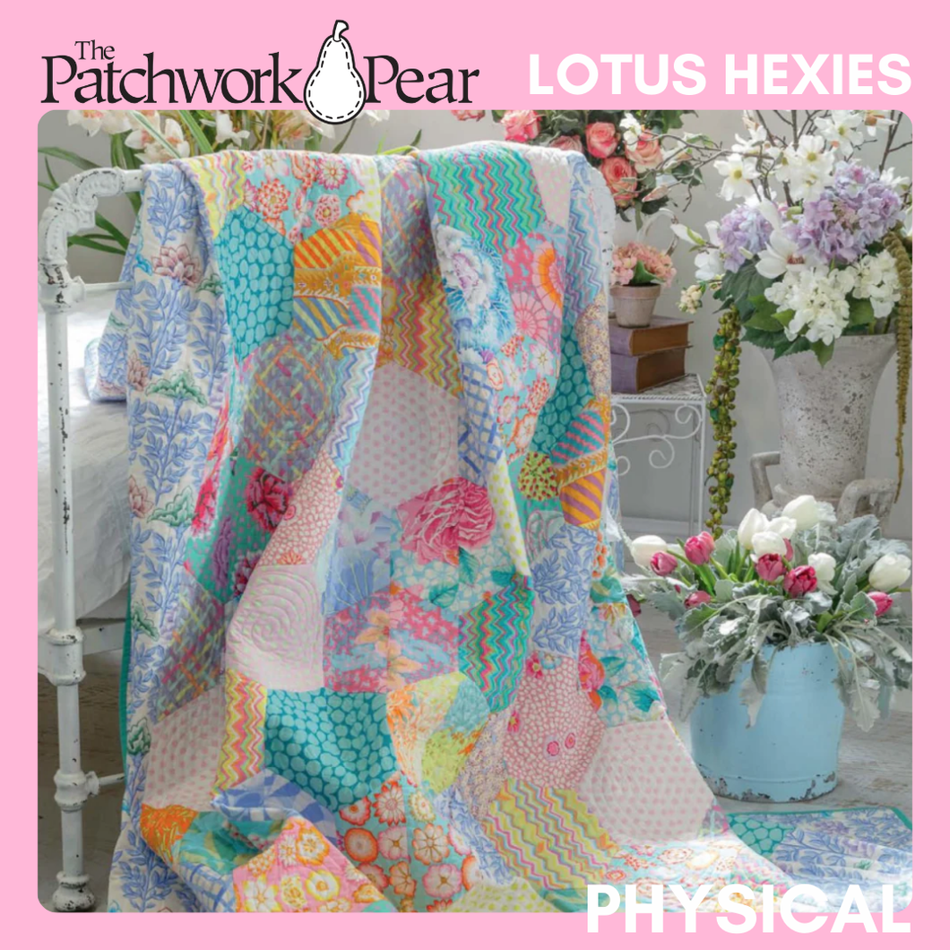 Lotus Hexies Quilt - Physical Pattern