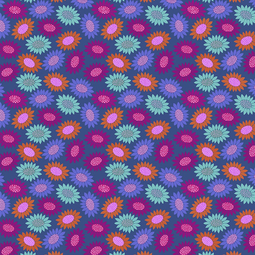 Bright Eyes - Picky - Blue - Fat Quarter